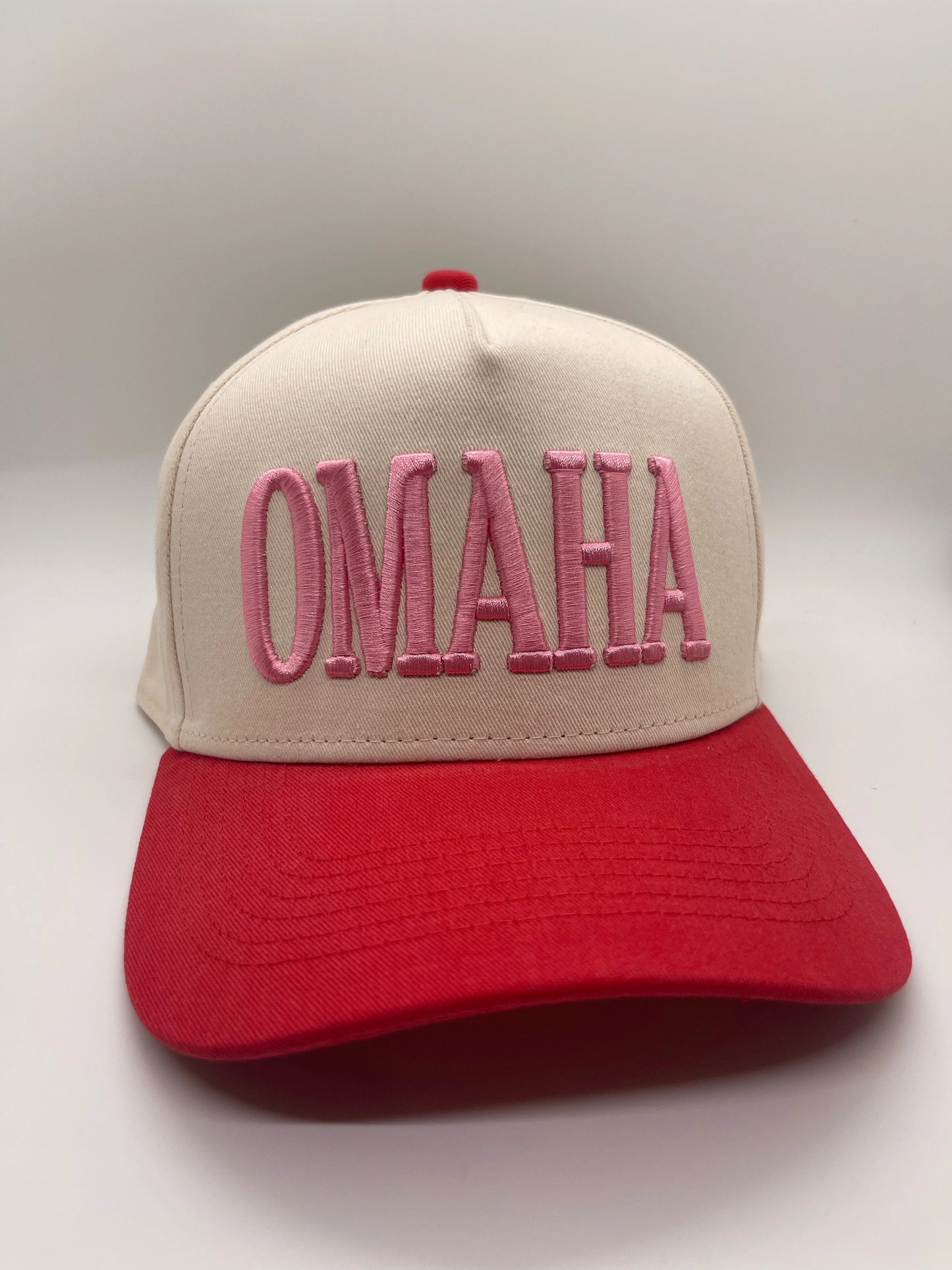 Red/Pink OMAHA Hat