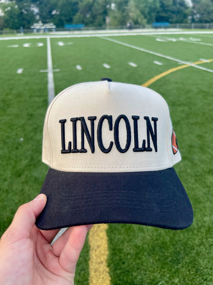 Lincoln Puff Hat | Black + Natural