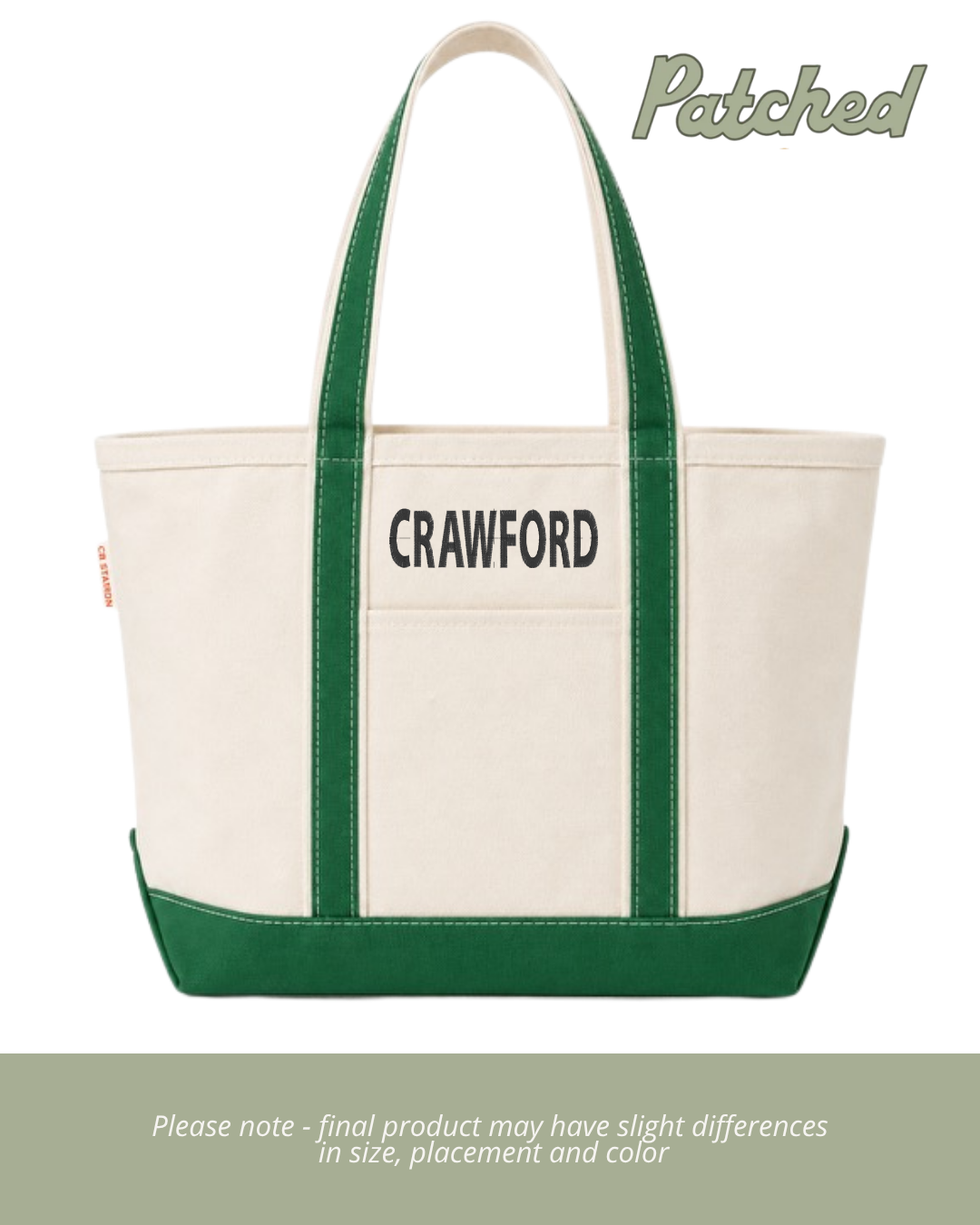 Customizable Name Tote Bag