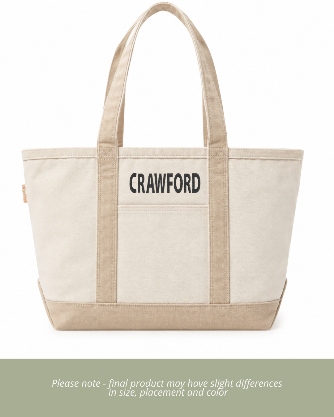 Customizable Name Tote Bag