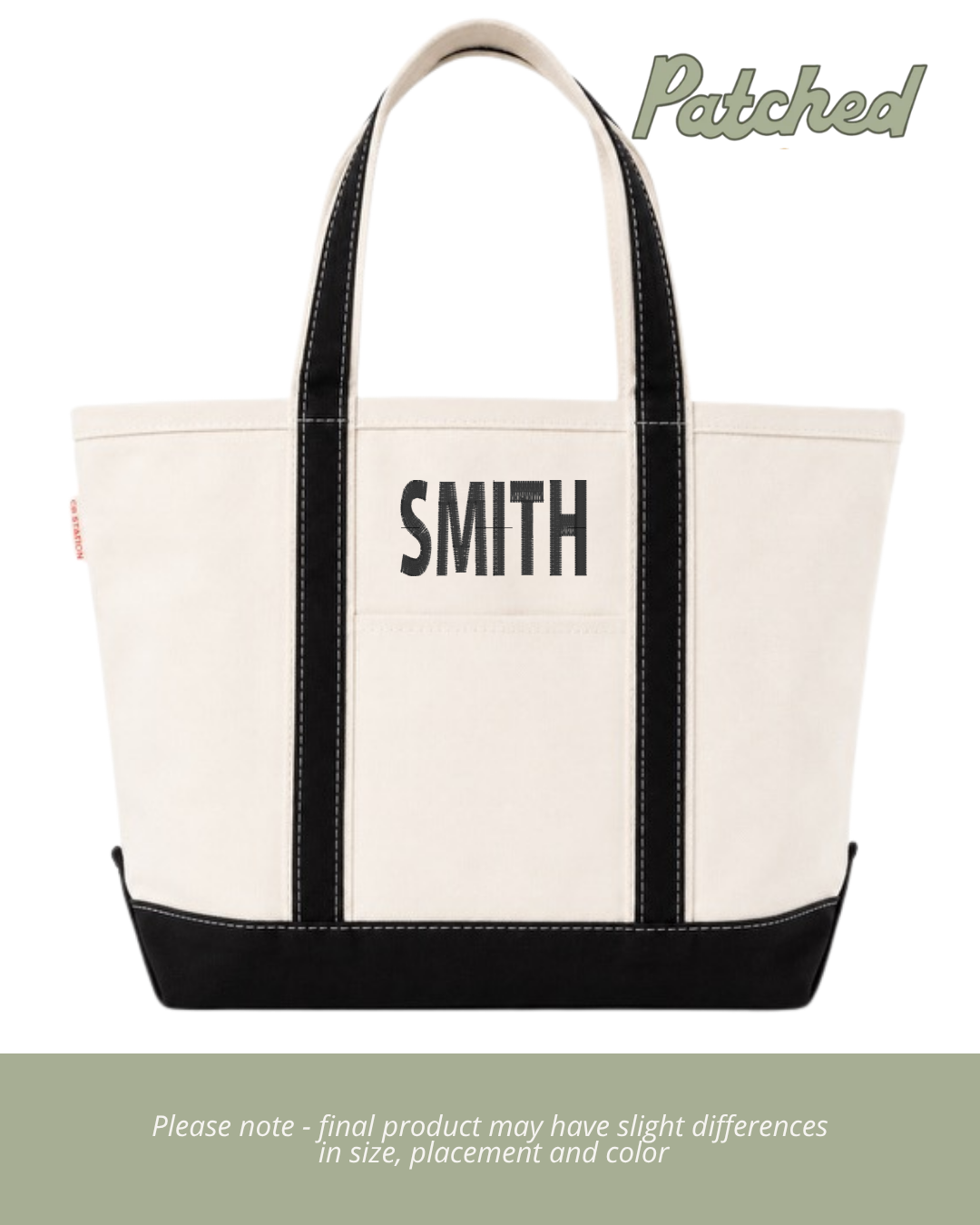 Customizable Name Tote Bag