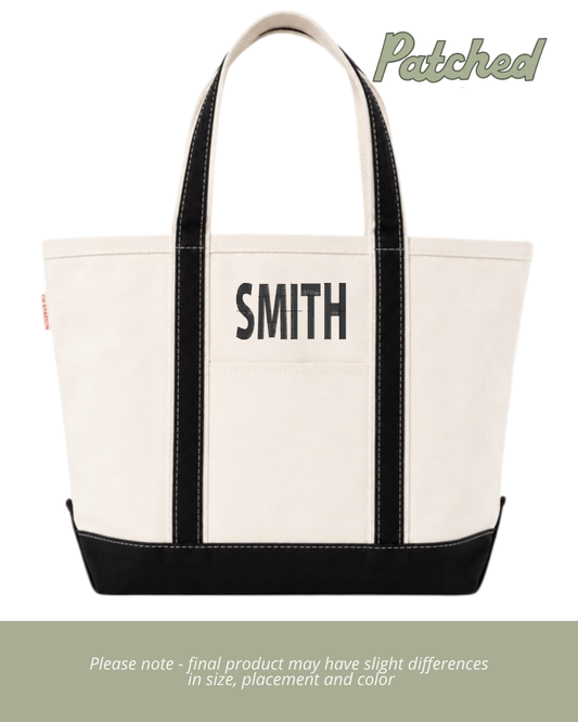 Customizable Name Tote Bag