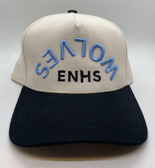MADE TO ORDER: Wolves ENHS Upside Down | Black + Natural Cotton