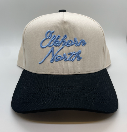 MADE TO ORDER: Elkhorn North Script | Black + Natural Cotton