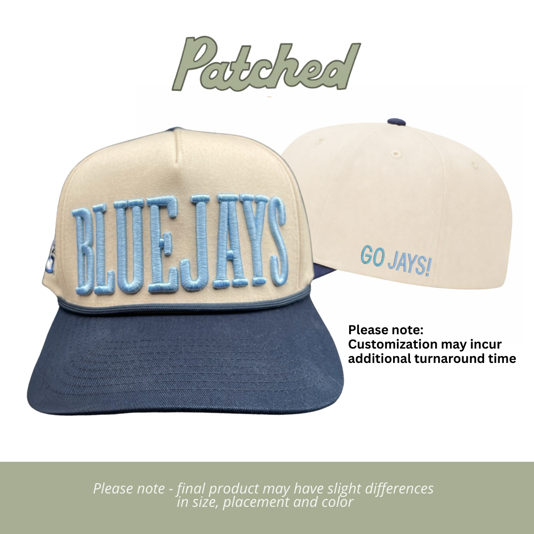 CUSTOMIZED | BLUEJAYS | Navy/Natural Cotton