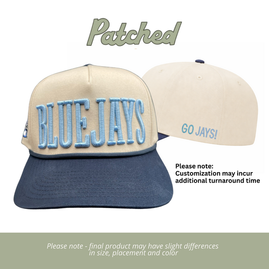 CUSTOMIZED | BLUEJAYS | Navy/Natural Cotton